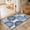 Navy, Blue, White, variant on 5x8 Area Rugs for Living Room, Blue Sunflowers Non Slip Area Rugs for Kitchen Bedroom Entryway, Spring Floral Modern Abstract Art Washable Carpet Runner Rug Floor Mats for Bedroom Home Decor