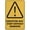 Warning Sign 2, variant on Caution Corrosive Materials Outdoor Metal Sign 12 x 8 Inches - Suitable for Business, Workplace, Office, Home, Road, Delivery, Garden, Lab, Chemical Storage