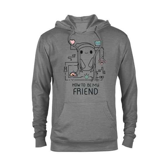Ron’s Gone Wrong B-Bot How To Be My Friend Standard - Pullover Hoodie for Adults – Customized-Graphite Heather