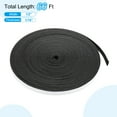 thumbnail image 2 of Uxcell 1 Set Weather Stripping Door Seal Self Adhesive Black 1/2 inch x 1/16 inch x 66 ft, 2 of 6