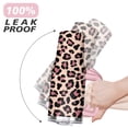 thumbnail image 6 of 40oz Fashion Leopard Pattern Stainless Steel Flip Straw Tumbler Spill Proof Travel Cup Double Wall Vacuum Insulated Coffee Mug with Top Handle, 6 of 6