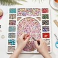 thumbnail image 3 of Wooden Bracelet Beading Board 13.03x15inch Wooden Bead Tray Bracelet Measurement Board Bead Design Board Wood Bead Board DIY, 3 of 6