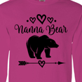thumbnail image 4 of Inktastic Nanna Bear Grandma Long Sleeve T-Shirt, 4 of 5
