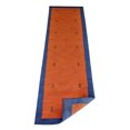 thumbnail image 4 of Rugsotic Carpets Handmade Rugs Hand Knotted Loom Runner 2'6''x12' Orange Blue Wool for Indoor Use, 4 of 5