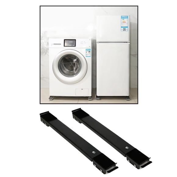 2x refrigerador y soporte de carrito móvil soportes de montaje fijo Universal de móvil perfecl Soporte para frigorífico con base móvil