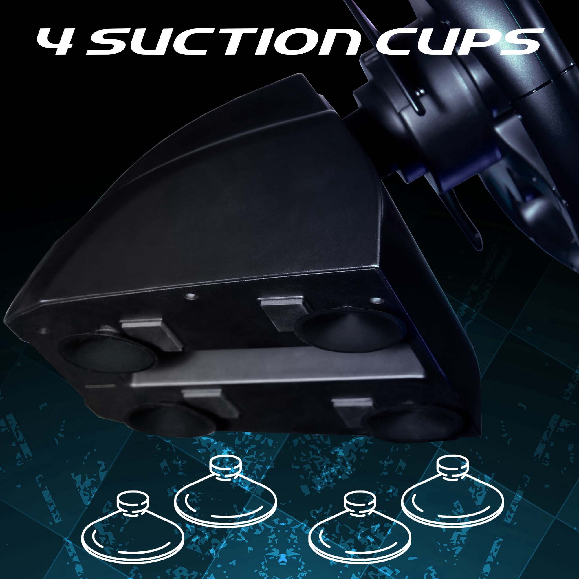Subsonic - Superdrive 220 RS-5 Steering Wheel - PS5 Racing Wheel with Dual Joysticks, 180° Rotation, Pedals and Paddles. Compatible with PS5 and PC - Black
