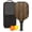 Black-3, variant on Pickleball Paddles Set Of 1, Fiberglass Surface, Wood Grain Print, 1 Paddle, 2 Balls & Bag