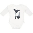 thumbnail image 3 of Inktastic Cute little lamb Boys or Girls Long Sleeve Baby Bodysuit, 3 of 5