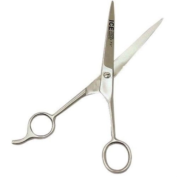 7.5" ice tempered adjustable professional hair cut barber scissors