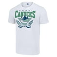 thumbnail image 2 of Men's Starter White Vancouver Canucks Team Logo Graphic T-Shirt, 2 of 3