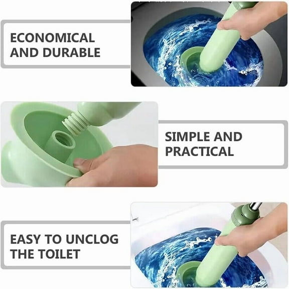 Toilet Plunger High Pressure Toilet  Air Drain Unblocker Blockage Remover