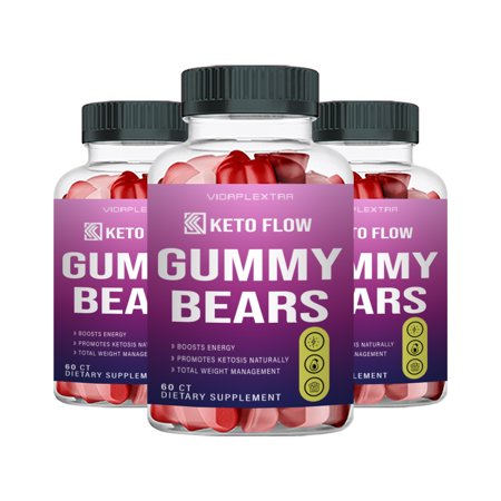 Keto Flow Gummies - Keto Flow Apple Cider Vinegar Gummies (3 Pack)