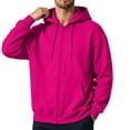 thumbnail image 2 of Men's Zip Up Hoodie Fleece Sweatshirt Jacket with Pockets,XL, 2 of 7