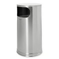 thumbnail image 2 of Rubbermaid Commercial SO16SSSGL European & Metallic Side-Opening Receptacle, Round, 12 gal, Satin Stainless, 2 of 2