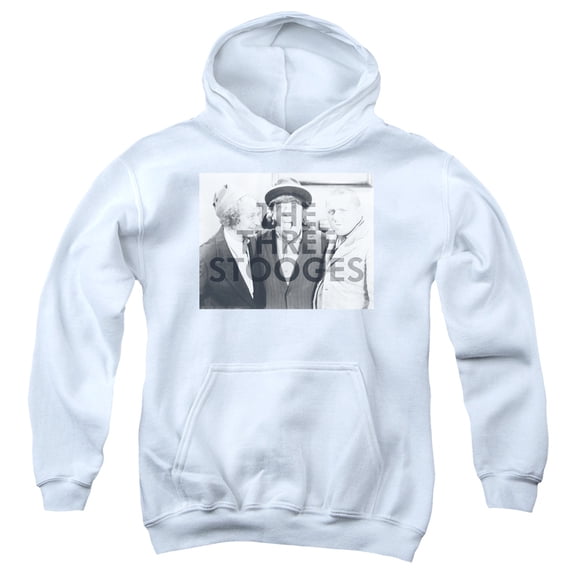 Three Stooges - Cutoff - Youth Hooded Sweatshirt - Small