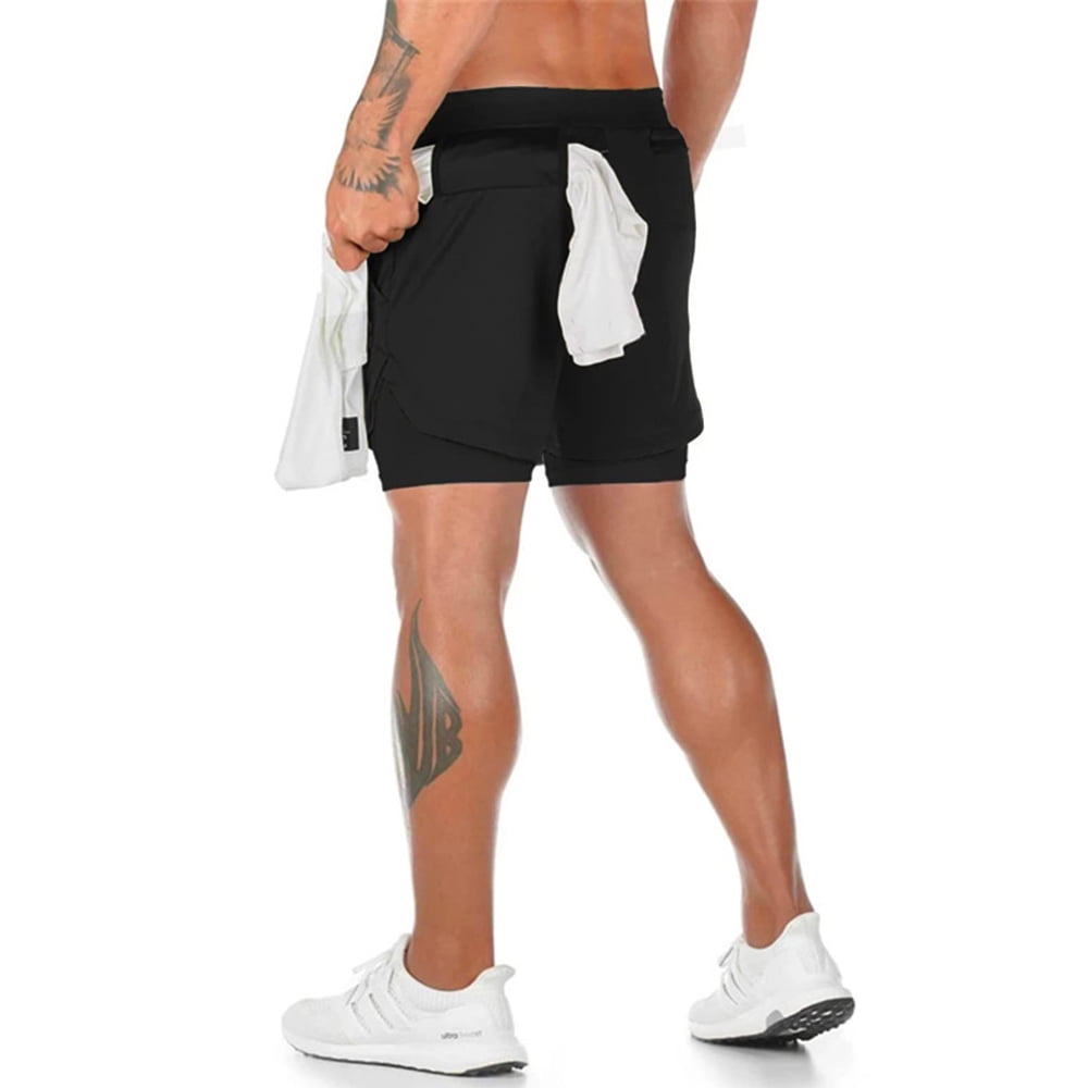 Factory New Design Quick Dry Cute Stylish 2 in 1 Athletic Shorts