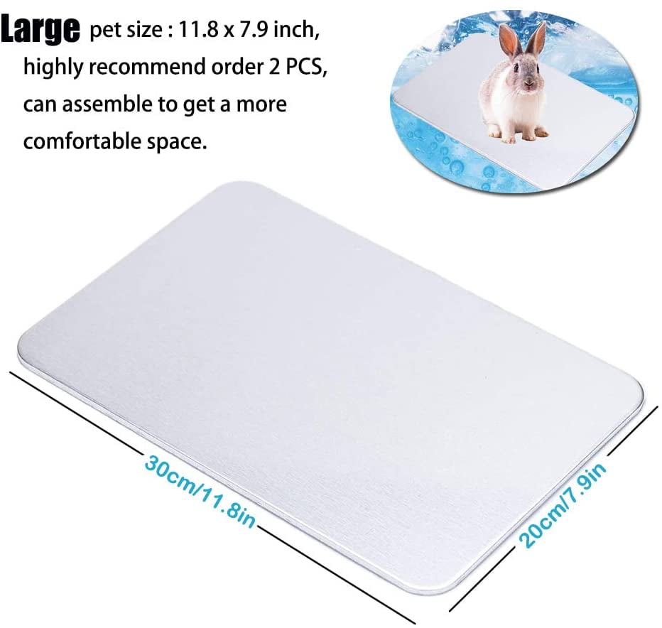 Hamster Cooling Pad Pet Cooling Mat for Bunny Hamster Puppy Kitten Guinea Pets Stay Cool MOVKZACV Small Animal Pad Pet Cooling Mat,Rabbit Cooling Pad