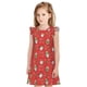 thumbnail image 1 of Fotbe merry Christmas gnome Vestido de Dormir para Niñas de 3 a 10 Años, Mangas Cortas, Estilo Princesa, Pijama Camisón con Mangas Voladas-Medium, 1 of 6
