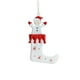 thumbnail image 2 of Puntoco Muñeco de nieve de hierro para colgar en el árbol de Navidad, decoración navideña para colgar en la media navideña, 2 of 6