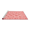 thumbnail image 2 of Ahgly Company Machine Washable Indoor Rectangle Abstract Red Modern Area Rugs, 7' x 10', 2 of 4