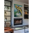 thumbnail image 6 of "Travel Poster Rio" Painting Print on Wrapped Canvas, 6 of 7