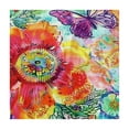 thumbnail image 4 of BANET Elastic Edge Square Fitted Tablecloth, Floral Boho Colorful Bohemian Waterproof Wipe Clean Polyester Table Cloth, for Indoor Outdoor Kitchen Home Party Dinner Patio, Fit for Square Table white, 4 of 8