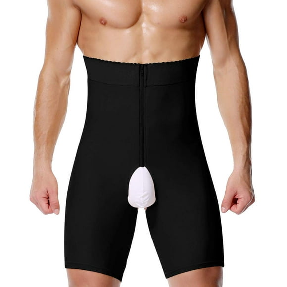 Shorts de Contrôle du Ventre pour Hommes Gainant Taille Haute Gainant sous-Vêtements Boxeurs