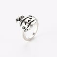 thumbnail image 4 of Alloy Finger Rings Cadmium Free & Lead Free for Pumpkin Jack-O'-Lantern Antique Silver US Size 6 1/2(16.9mm) Alloy, 4 of 4