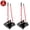 Fur k, variant on Libman Commercial 919 Lobby Dust Pan and Broom Set Open Lid, Black/Red Pack of 2 Tw Pck