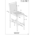 thumbnail image 7 of Pemberly Row Outdoor Dartmoor Bar Chair, 7 of 7