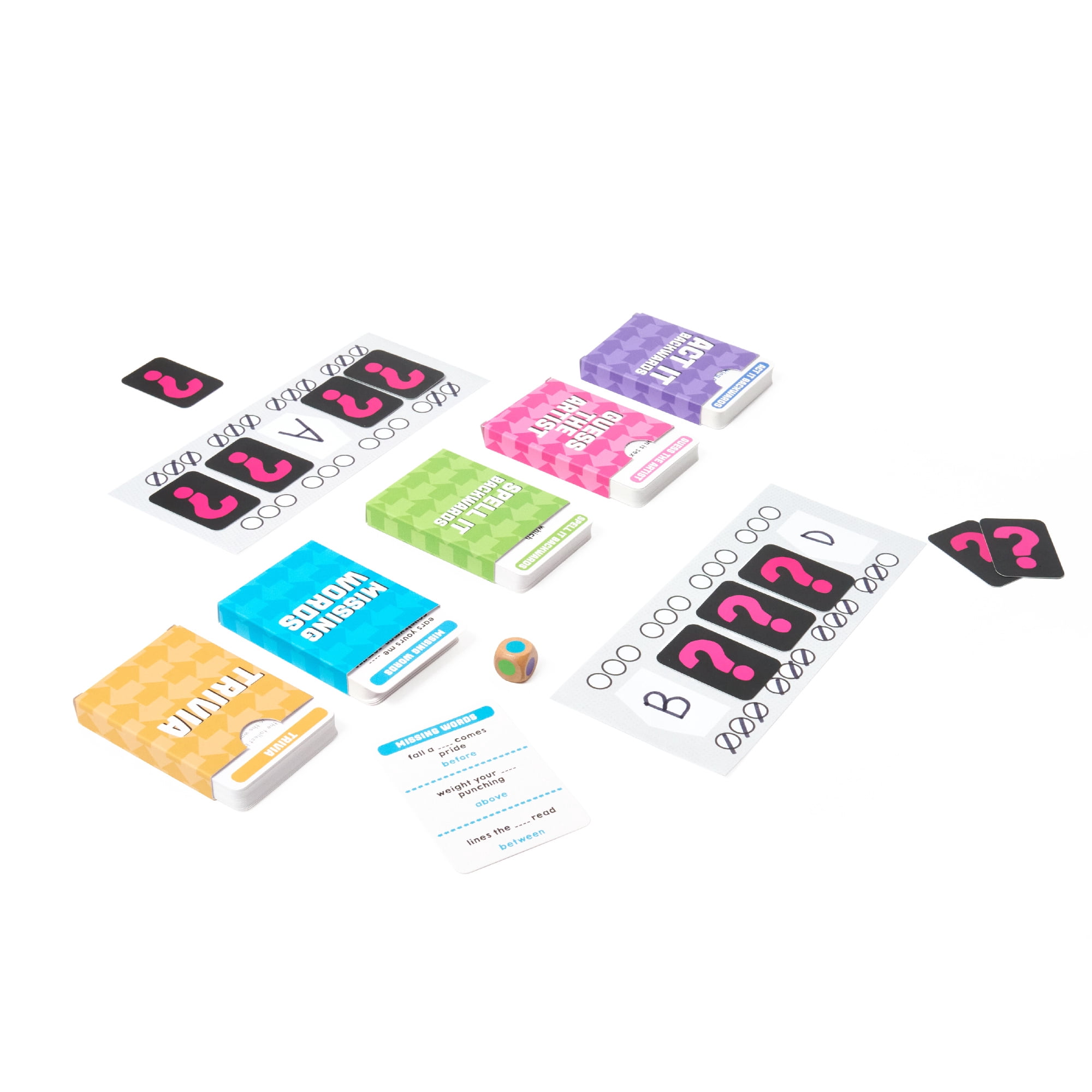 The Backwards Game, Party Game for Ages 12 and up, from Asmodee