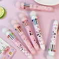 thumbnail image 2 of 12pcs Cute Ten Color Ballpoint Pen Hand Pressure Pen Gel Pen Student Learning Stationery Small Gift Reward, 2 of 4