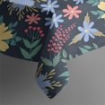 thumbnail image 5 of Pioneer Flower Floral Print Pattern Square Tablecloth,Waterproof Square Table Cover,Wipeable Spillproof Washable Table Cover for Home Kitchen Party Decor 60"x60"(152x152cm), 5 of 6