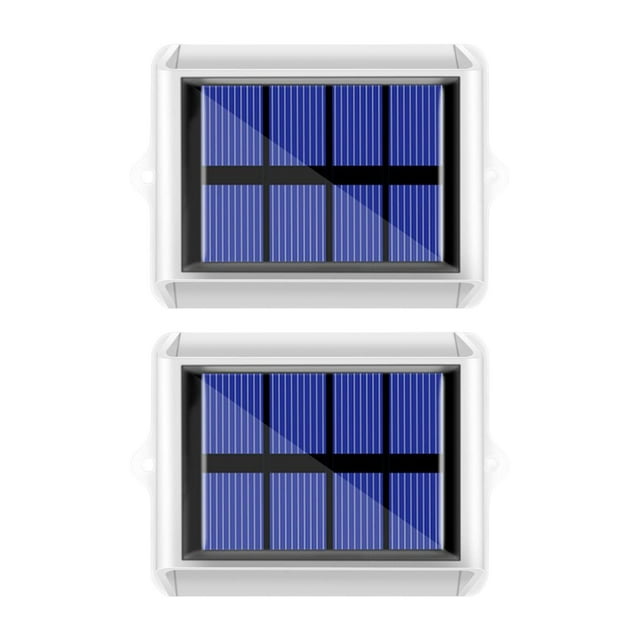 2 lámparas LED modernas con iluminación vertical para vallas, patios, balcones y calles. Luces blancas