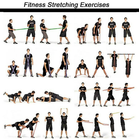 Yoga Tension Belt Elastic Resistance Band Exercise Strap Elastic ...