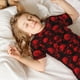 thumbnail image 5 of Balery Red Skulls Conjunto de Pijama Infantil de Manga Corta con Estampado – Ropa de Dormir de Algodón Suave-Medium, 5 of 6