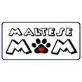 thumbnail image 1 of Maltese Mom Photo License Plate, 1 of 1