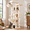 Beige, variant on Cat Tree Multi-level Tower With 3 Condos Hairbrush Mpj035-mg