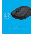 thumbnail image 4 of Logitech M220 Wireless Mouse Silent Mouse with 2.4GHz High-Quality Optical Ergonomic PC Gaming Mouse for Mac OS/Window 10/8/7 Color:Mute red M220, 4 of 8