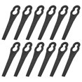 thumbnail image 1 of Uxcell Cuchillas de Recambio para Máquina de Recorte, Paquete de 50 Accesorios de Cortacésped de Plástico Negros, 1 of 1