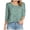 Mint Green_1, variant on Godom 3/4 Length Sleeve Womens Tops Casual Crew Neck Shirts Soft Basic Tees Business Work Blouses