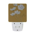 thumbnail image 5 of Yayeee LED Night Light for The Home Plug in With Light Sensors 2 Pack, White Flowers, 5 of 6