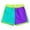 AB164 Light Green, variant on Tisuna Boys Beach Shorts Kids Lightweight Elastic Waist Shorts Color Block Summer Holiday Casual Shorts Size 2-3 Years Black