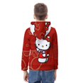 thumbnail image 5 of Hello Kitty Hooded Hoodies for Girls Boys, Kids Pullover Hooded with Pocket, Casual 3D Print Long Sleeve Sweatshirt Hoodies, 5 of 6