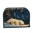 thumbnail image 2 of Fotbe Starry Sky Sleep White Bear for Two Slice Toaster Cover, Fingerprint Protector, Super Soft Appliance Cover And Dust Cover,Bread Dust Cover & Fingerprint Protection, 2 of 7