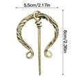 thumbnail image 2 of Fiudx Broche con Clip para Capa, Hebilla de Metal, Alfiler, Joyería, 2 of 2