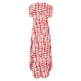 thumbnail image 5 of Robes Maxi d'Été pour Femmes Manches Courtes Col Rond Décontracté Coupe Ample Longue Robe de Plage T-Shirts Robe avec Poches, 5 of 5