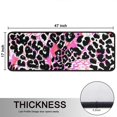 thumbnail image 5 of Kitchen Rugs Sets Of 2,Pink Leopard Pattern Anti Fatigue Kitchen Mat Rugs Non Slip Washable,Decorative Kitchen Floor Mats for Kitchen,Sink,Laundry,17"x47"+17"x47", 5 of 5