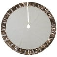 thumbnail image 4 of Design Imports CAMZ10922 Cream Velvet with Champagne Sequin Border Holiday Tree Skirt, 4 of 4