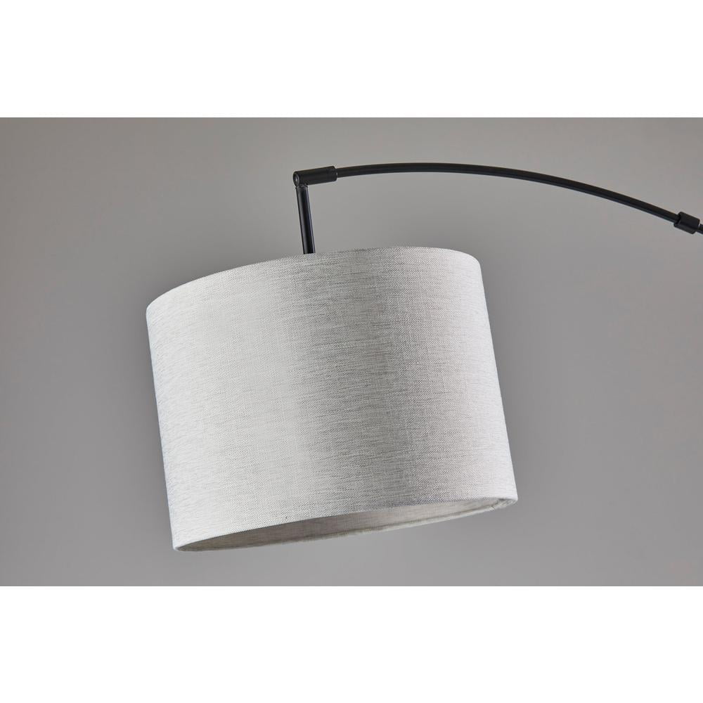 Bowery Arc Lamp in Matte Black Color